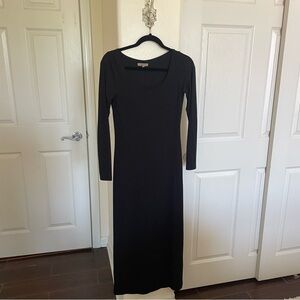 H&M black maxi dress